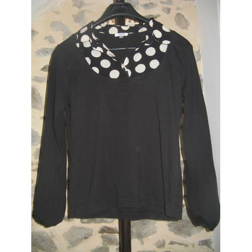 Top Zamba 2 En 1 Coton 42 Noir 