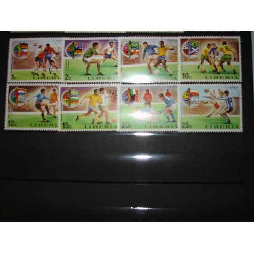 Timbre Liberia Coupe Du Monde 1974