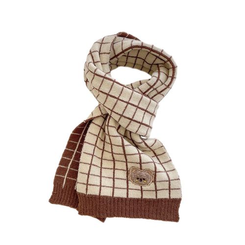 Écharpe Pour Enfants En Tricot Doux Et Chaud, Cache-Cou, Écharpe Classique D'hiver Pour Garçons Style1 Goodnice