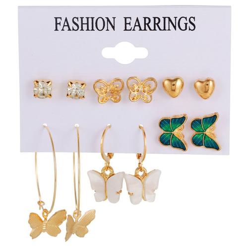 Boucles D'oreilles Créoles Little Gold Hug Pour Femmes Et Filles Et Boucles D'oreilles De Style Earri4 Goodnice