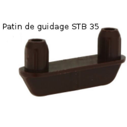 Guide bas pour rail STB35 - 20 kits HETTICH