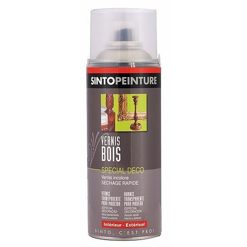 Aerosol Vernis Bois Sat incolore 400ml - SINTOPEINTURE 925510S