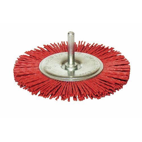 Brosse circulaire nylon - tige 6 mm - diamètre 100 mm BRICOZOR