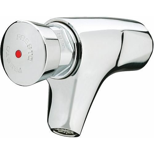 Robinet poussoir mural pour lavabo - eau froide - 12x17 - Presto 504 PRESTO