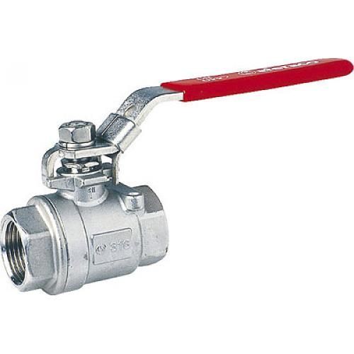 Vanne boisseau sphérique inox 316 - poignée cadenassable - FF 50x60 SFERACO