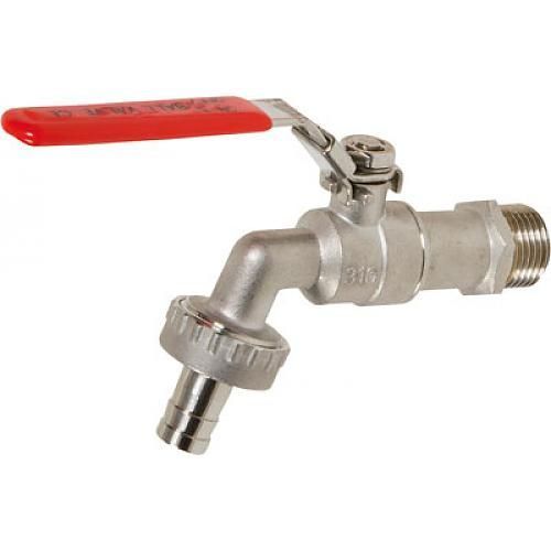 Vanne de puisage inox 316 Ø nominal 20/27 SFERACO