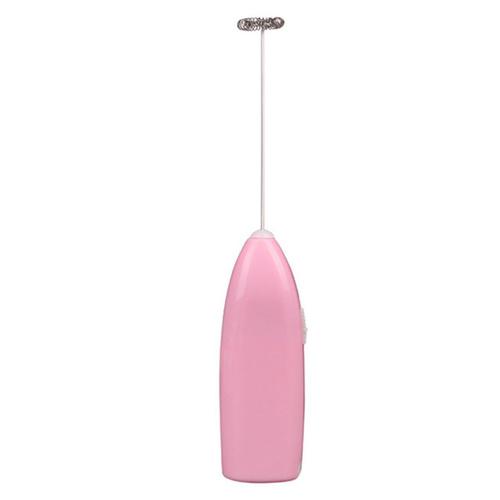 Mousseur à lait rose élégant - mini batteur électrique à main pour des moments de plaisir goodnice
