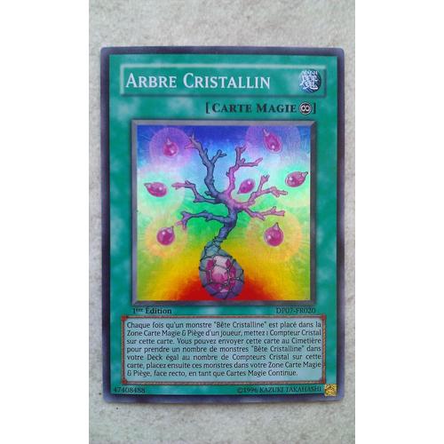 Carte Yu Gi Oh Dp07-Fr020 Arbre Critsallin Super Rare 1ère Édition (Carte Magie)