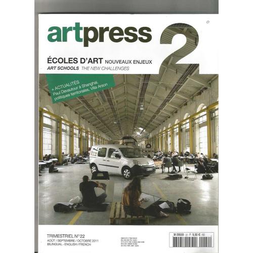 Art Press 2 N 22 Ecoles D Art Nouveaux Enjeux 