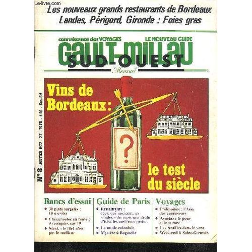 Le Nouveau Guide Gault Millau Connaissance Des Voyages N°8 Janvier 1977 -  Automobile : La Toyota Corolla Lift-Backcourrier Rappel Des Articles Déjà Parus 22 Bons Bistrots Pas Chers. Le ...