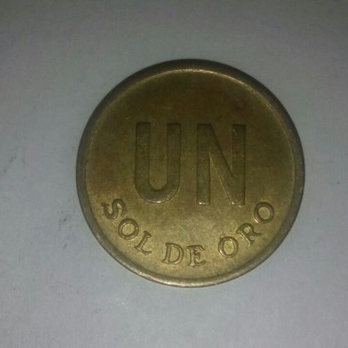 Monnaie 1 Sol Del Oro Pérou 1975