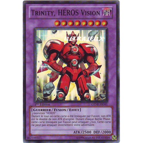 Yu-Gi-Oh! - Genf-Fr091 - Trinity, Héros Vision - Super Rare