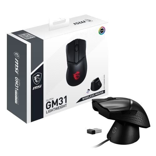 MSI Clutch GM31 Lightweight Wireless - Souris PC Optique 12000 DPI