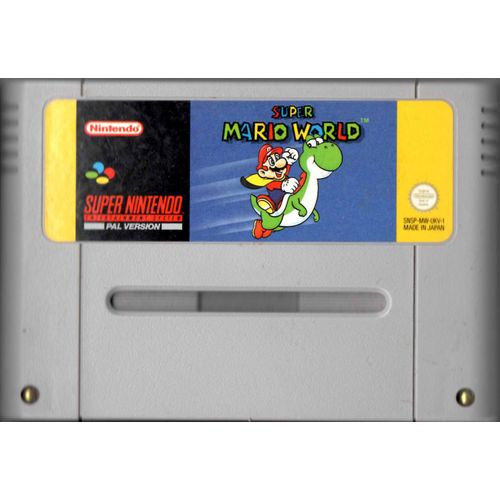 Jeu Super Nes: Super Mario World Super Nintendo - Super Nes