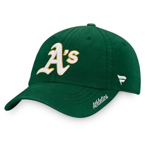 Casquette Réglable Oakland Athletics Team Core Vert De Marque Fanatics Pour Femme