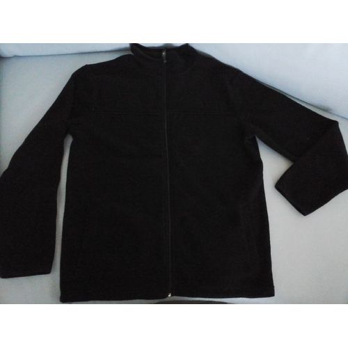 Veste Polaire Noire Manches Longues  Tout Simplement Taille M 