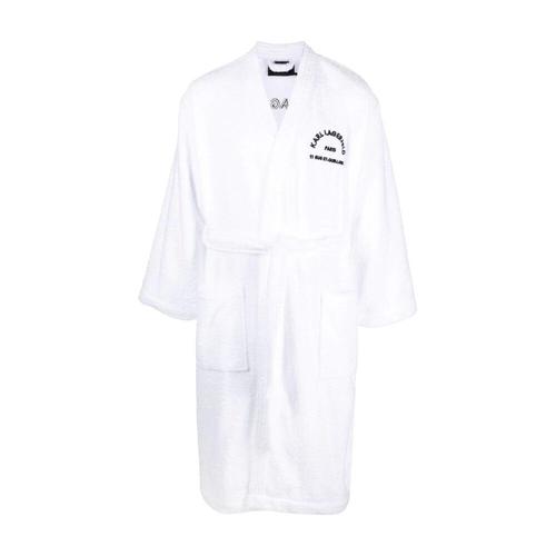 Karl Lagerfeld - Nightwear & Lounge > Robes - White