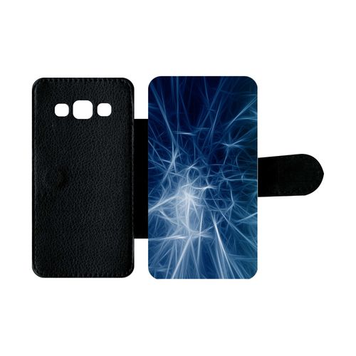 Etui À Rabat Galaxy A3 (2015) - Nebuleux - Simili-Cuir - Noir