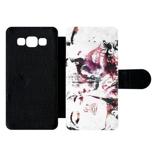 Etui À Rabat Galaxy A5 (2015) - Creative Art Love Will Tear Us Apart - Simili-Cuir - Noir