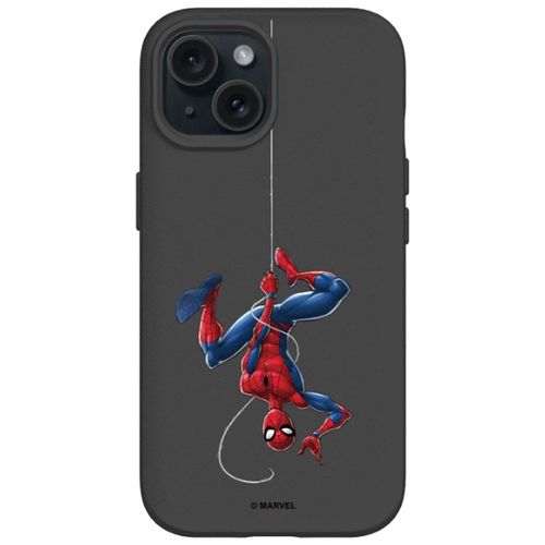 Coque Rhinoshield Solidsuit Noire Licence Marvel Spiderman Iphone 13/14