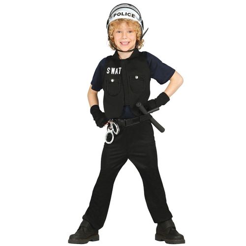Deguisement Policier Swat 7/9 Ans 