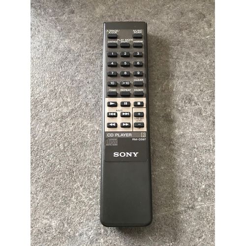 Télécommande SONY d origine cd player RM-D597