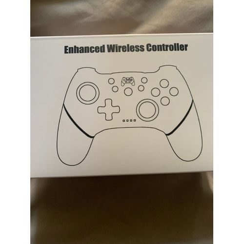 Manette Sans Fil Pour Switch, Switch Lite, Switch Remote Gamepad Joystick, Turbo Et Dual Vibration (Blanc)