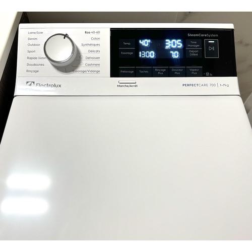 Lave-linge ELECTROLUX, capacité 7kg (tambour 42 L).