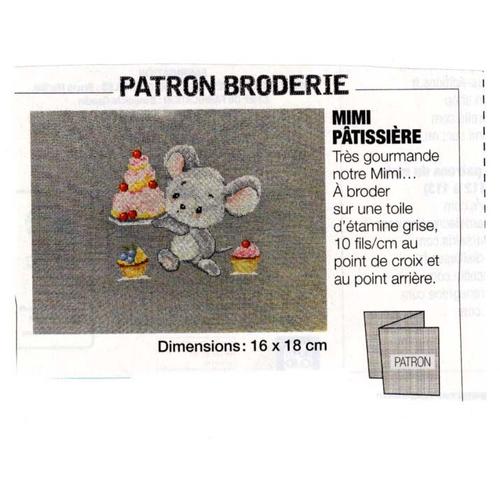 Patron Broderie Modes Et Travaux N° 1482 : Mimi Pâtissière.