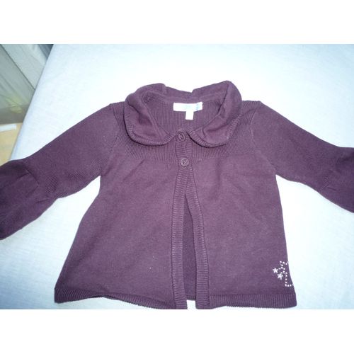 Gilet Violet, 6 Mois