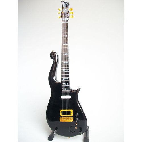 Guitare Miniature De Prince Cloud Noire