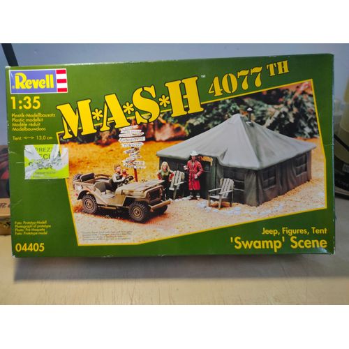 Maquette Militaire Revell 1/35 : Mash 477 Th Swamp Scene-Revell