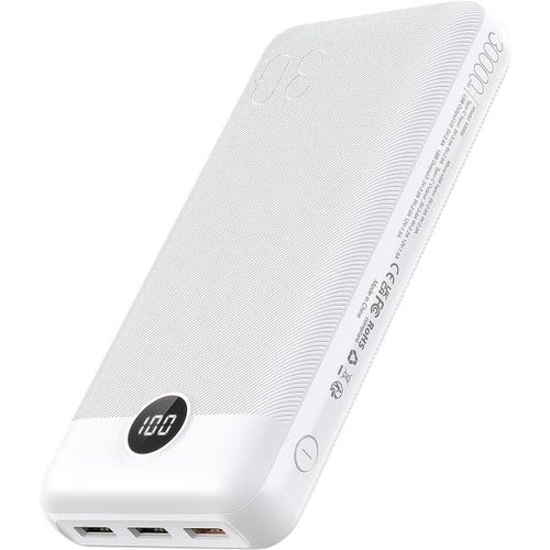 Veger 30000mah Power Bank With Led Display, Fast Charging Pd 20w Qc 3.0 Usb C