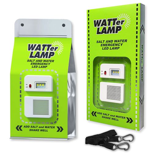 Lampe D'urgence À Eau Salée, Lanterne Portative Sans Batterie Pour La Randonnée, Équipement De Survie Essentiel Pour Le Camping, Lampe D'extérieur Pour Les Pannes De Courant