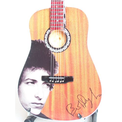 Guitare Miniature De Type Acoustique Bob Dylan Signature