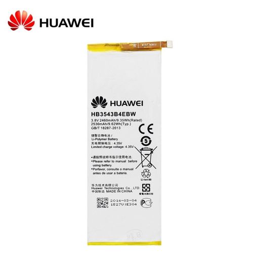 Batterie 4.35v 2460mah 9.35wh Pour Huawei Ascend P7