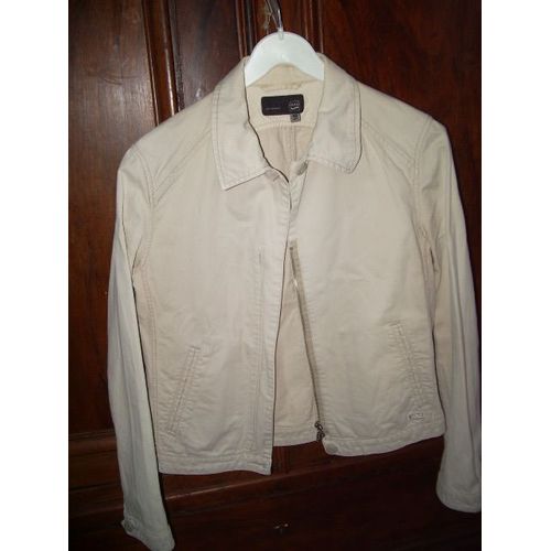 Blouson Gas Coton Taille  S Beige  Superbe