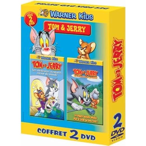 Coffret Tom Et Jerry 2 Dvd : Meilleures Aventures Autour Du Monde / Les Meilleures Courses-Poursuites