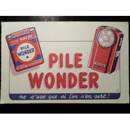 TRÈS GROSSE et ancienne pile ronde Wonder type Posta 1,5 volts EUR 12,00 -  PicClick FR