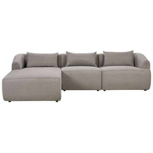 Canapé D'angle Svansele Taupe Tissu Côté Droit