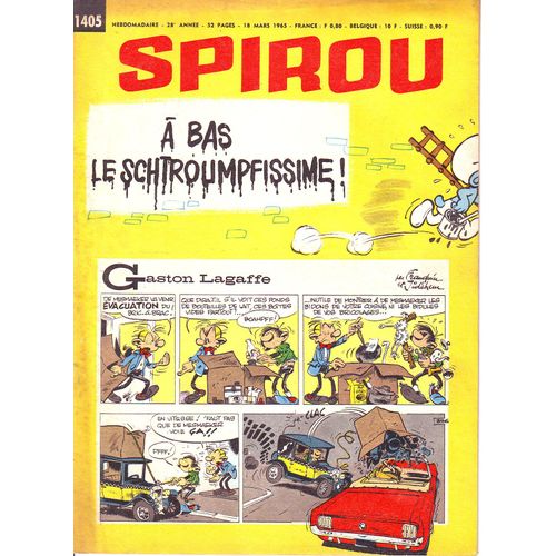 Spirou Magazine N° 1405, A Bas Le Chtroumpissime
