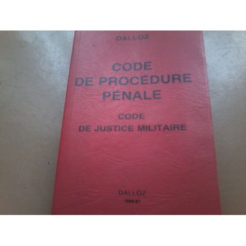 Code De Procedure Penale