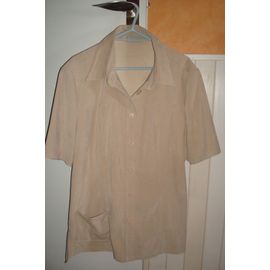Veste Manche Courtes Beige T 44 