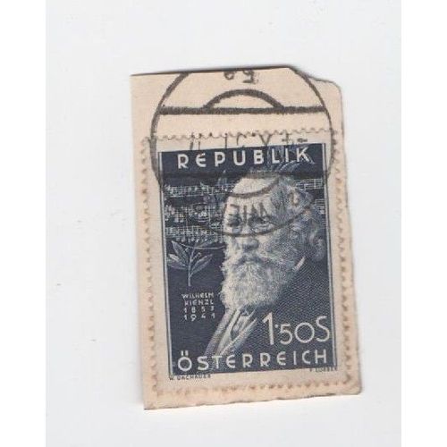 Timbre Autriche Osterreich Wilhelm Kienzl 1857 1941 