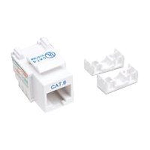 Intellinet Embase CAT6 pour découpe standard, UTP, blanc, terminaison à impact - Prise modulaire - CAT 6 - UTP - RJ-45 - blanc