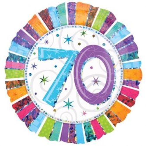 Ballon Aluminium Rond Age 70 Ans