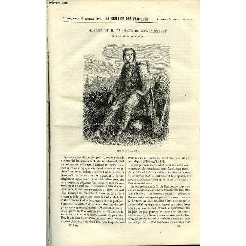 La Semaine Des Familles 3eme Annee N°52 - Oeuvres Sur Le Comte De Montalembert, Le Florin De Lorraine X