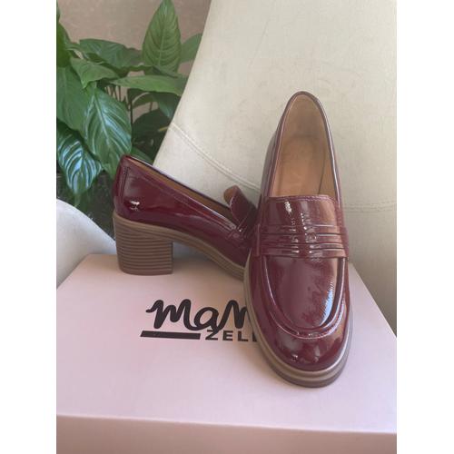 Mocassin Golden Bordeaux De Chez Mamzelle - 37