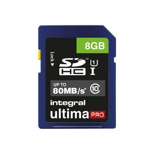 Integral UltimaPro - Carte mémoire flash - 8 Go - UHS Class 1 / Class10 - SDHC UHS-I