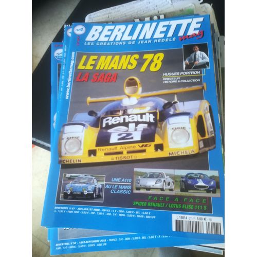 Berlinette Mag 27 De 2008 V6 Turbo Fleischmann,Renault 5 Maxi,Renault Spider,Lotus Elise 111s